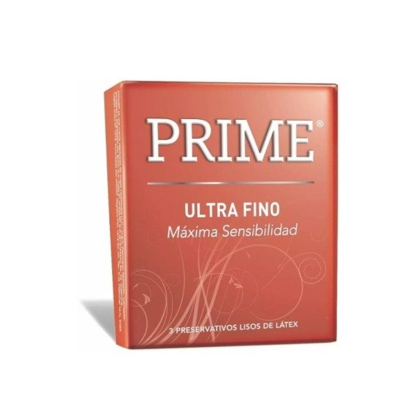 Producto - Preservativos Prime Ultra Finos Máxima Sensibilidad x3uni.