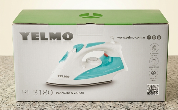 Producto - Plancha a Vapor Yelmo PL 3180 - Suela de Cerámica (2250W)