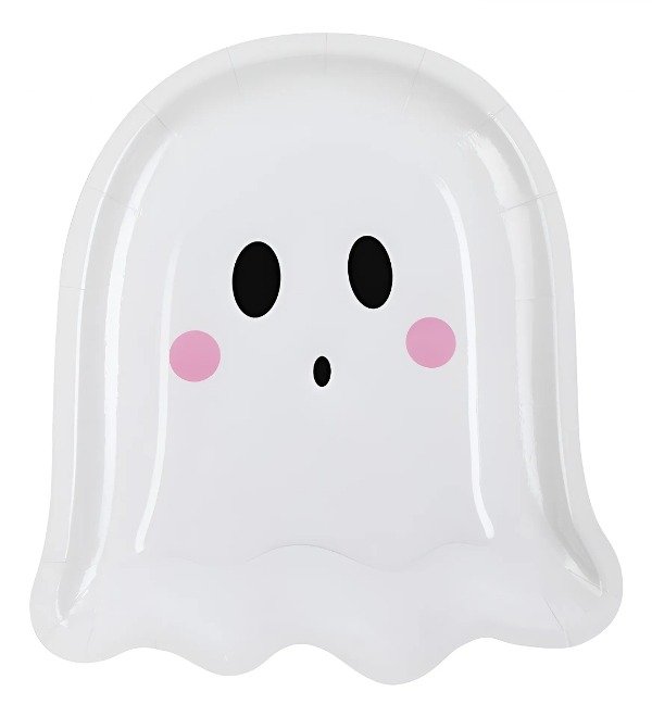 Producto - Plato fantasma halloween