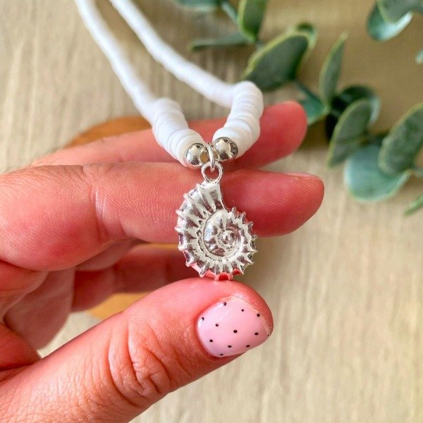 Producto - Collar Sidney blanco