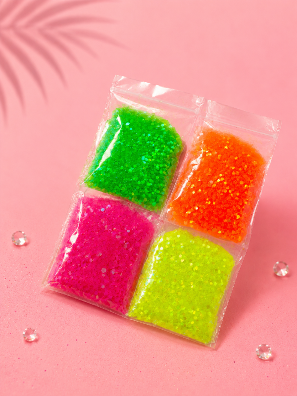 Producto - Refill Glitter en Gel Neón Camaleón x 4 un