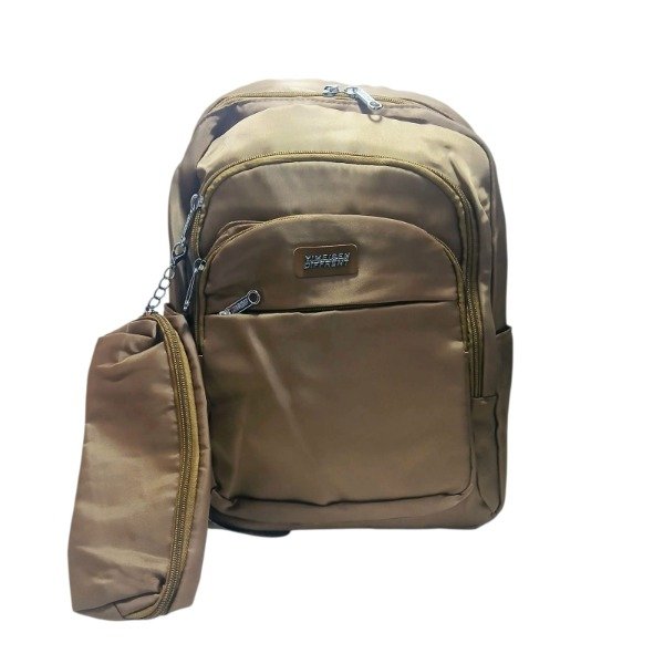 Producto - Mochila Yeimesen dama c/cartuchera marron