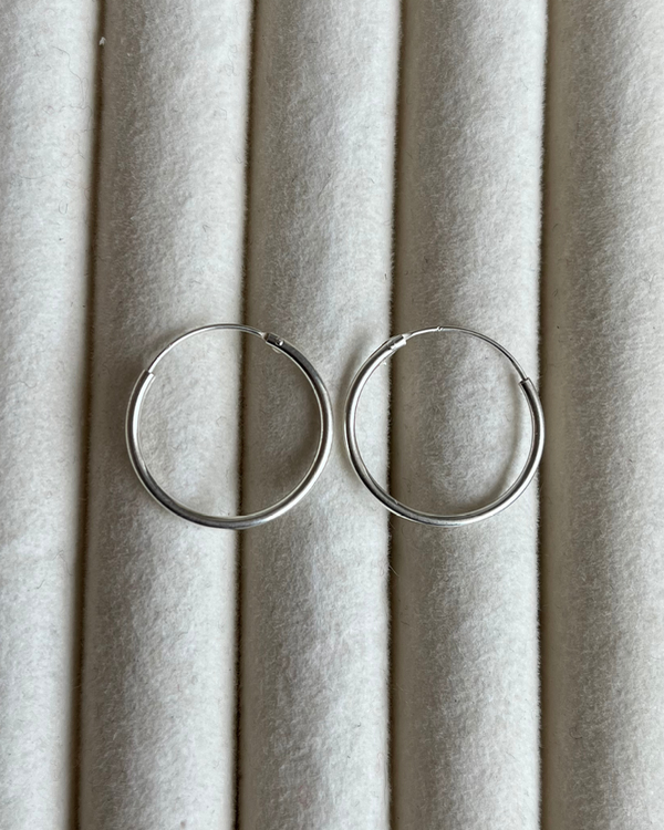 Producto - Argollas de plata 925 1.8cm