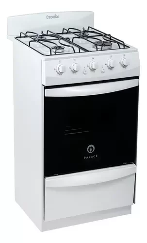 Producto - Cocina Escorial Palace Cristal Blanca 51cm Gas Natural