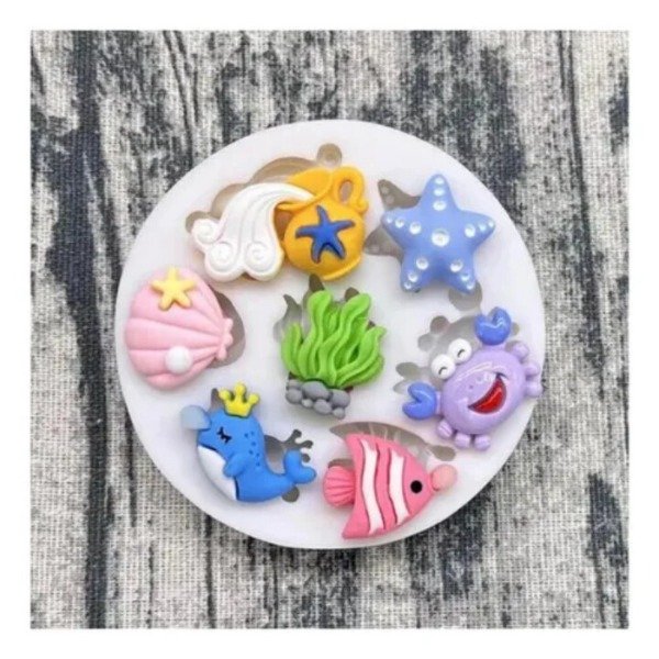 Producto - Molde de mini animalitos de mar