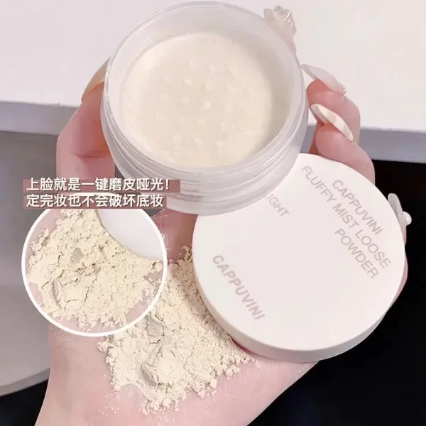 Producto - Polvo traslucido volátil fluffy mist loose powder - Cappuvini - 0
