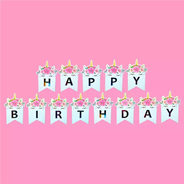 Producto - Banderin Unicornio