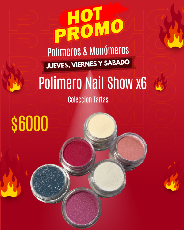 Producto - POLÍMERO - NAIL SHOW X6