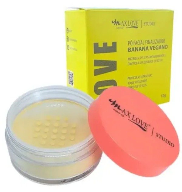 Producto - Polvo facial vegano banana - Max Love