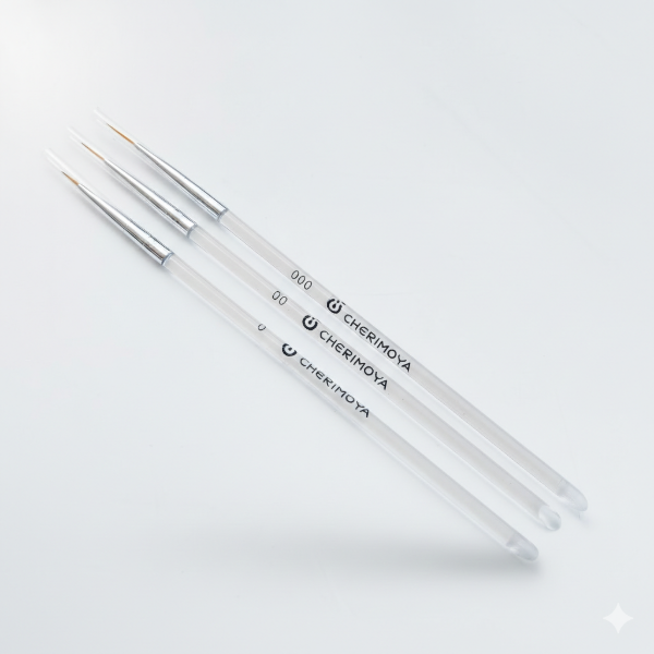 Producto - Pincel liner X3 (#0, #00 y #000) COLDROSE - Cherimoya