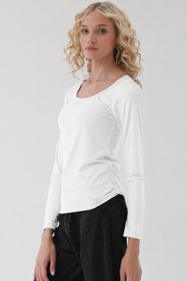 Producto - Remera Básica Carolina Blanco