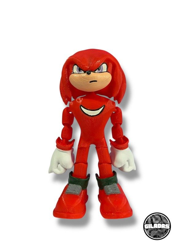 Producto - Muñecos articulados Sonic Shadow y Knuckles figuras flexibles impresion