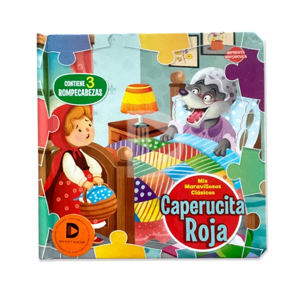 Producto - COLECCIÓN MIS MARAVILLOSOS CLÁSICOS CAPERUCITA ROJA  Con 3 rompecabezas
