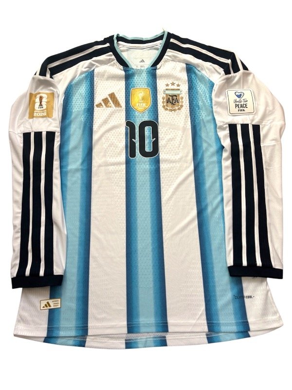 Producto - ARG Local Mundial 2026 Manga Larga - 10 Messi - Parches - 0