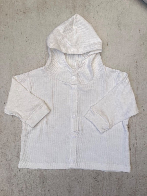 Producto - Campera oversize manteca acanalada 6/9/12M x3unid - 0