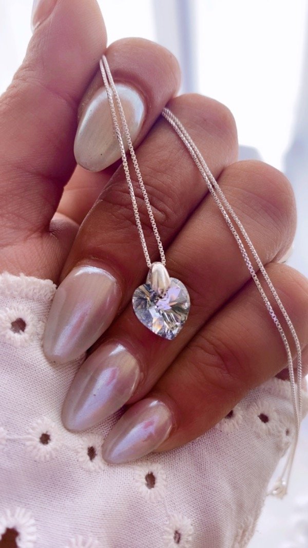 Producto - Collar swarovsky gris