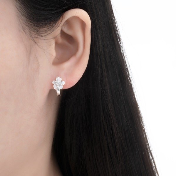 Producto - Argollas Florpa Blanco 12 Milimetros - 1