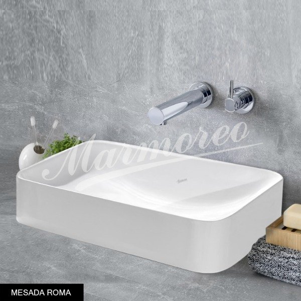 Producto - MARMOREO BACHA APOYO/COLGANTE ROMA 59X34.5 CM.