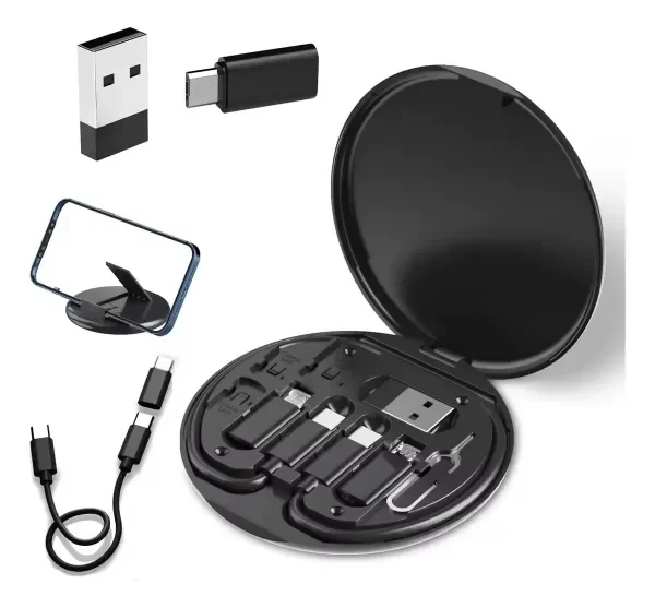 Producto - Kit Adaptador Multi usb Cables Carga Rapida para Celulares - 0