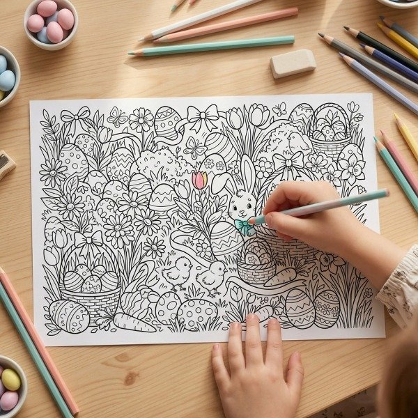 Producto - Mini Librito IMPRIMIBLE Pascua. Actividades, manualidades, colorear.