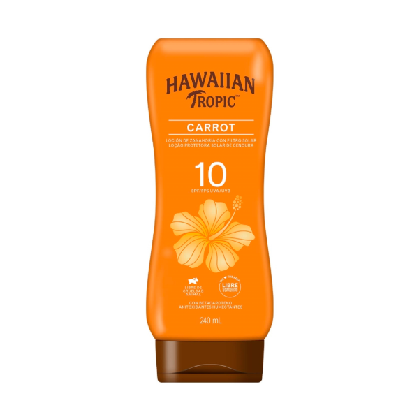 Producto - HAWAIIAN TROPIC LOCION DE ZANAHORIA SPF10 X240ML