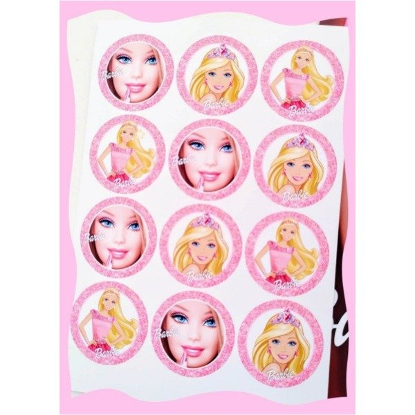 Producto - Stickers x 12 Barbie