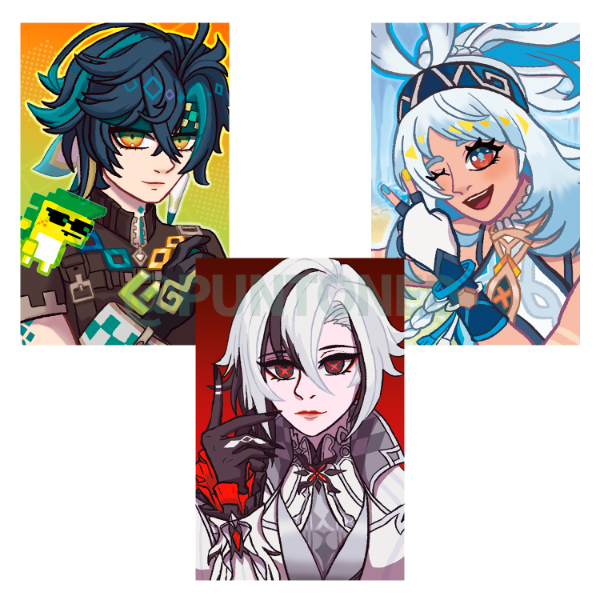 Producto - PHOTOCARDS / STICKERS - Genshin Impact