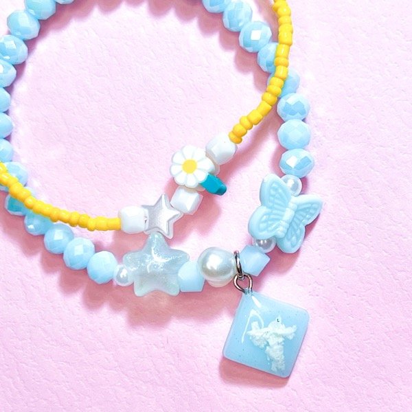 Producto - Combo Pulseras Margarita Cielo