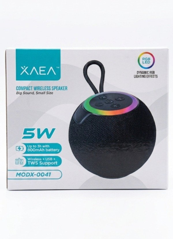 Producto - PARLANTE PEQUEÑO ESFERA MODX004I  XAEA NEGRO - 0