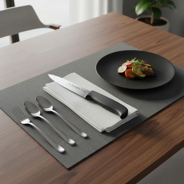 Producto - Cuchillo 3 Claveles Cocina 11 Cm Evo Acero Inox Cocinero Negro