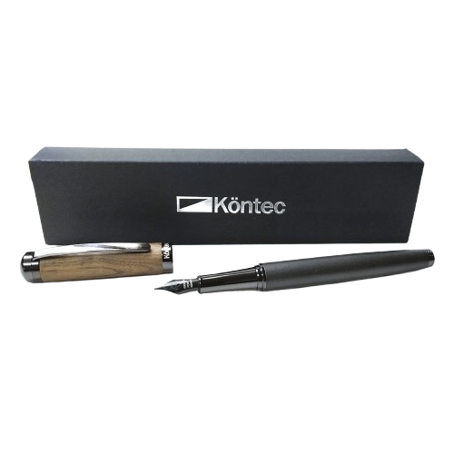 Producto - Pluma Estilográfica Köntec  Edición Madera y Metal Ebano