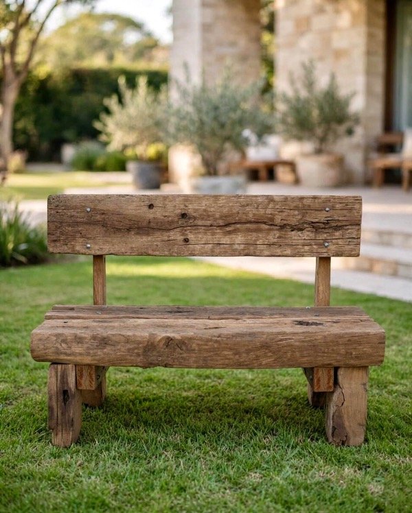 Producto - Sillón / Banco con respaldo de Quebracho - 1