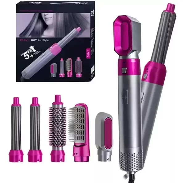 Producto - Set Modelador Cepillo Secador 5 En 1 - 0