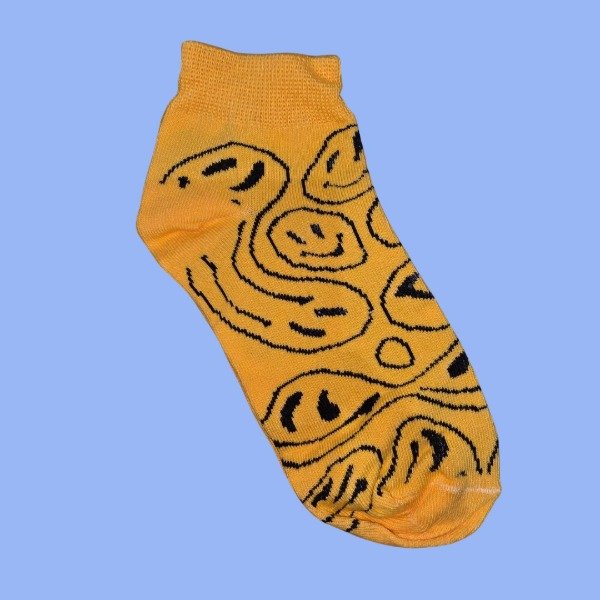 Producto - Soquete Alto "Carita Psicodelica"