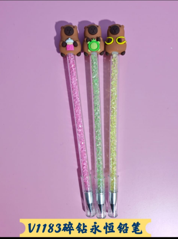 Producto - LW1-0060 LAPIZ INFINITO CON DIAMANTITOS CON CAPIBARA