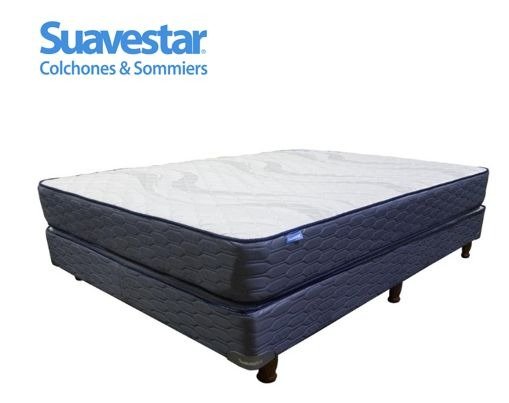 Producto - Juego sommier Fluostar Suavestar 1.40x1.90 (dos plazas y media)