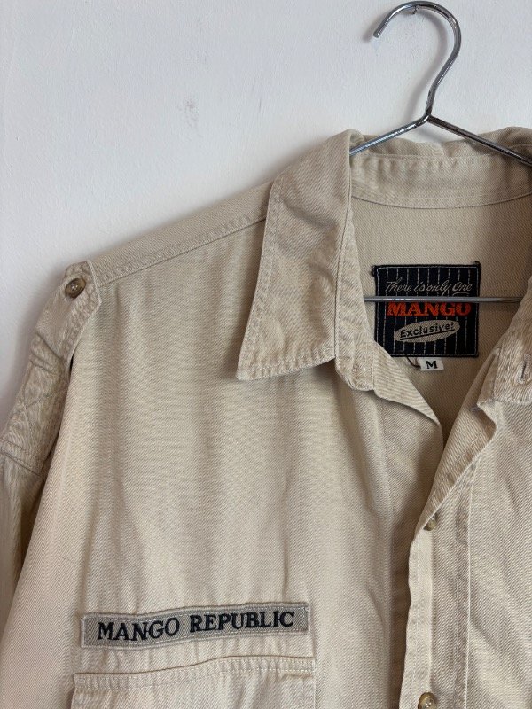 Producto - Camisa Vintage Mango Militar T.M - 1