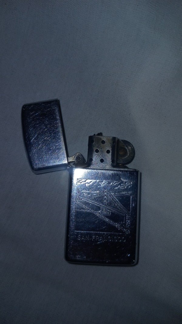 Producto - Zippo 90s X model Golden Gate San francisco slim lingther. - 3