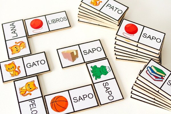 Producto - DOMINÓ IMAGEN PALABRA 28 PIEZAS