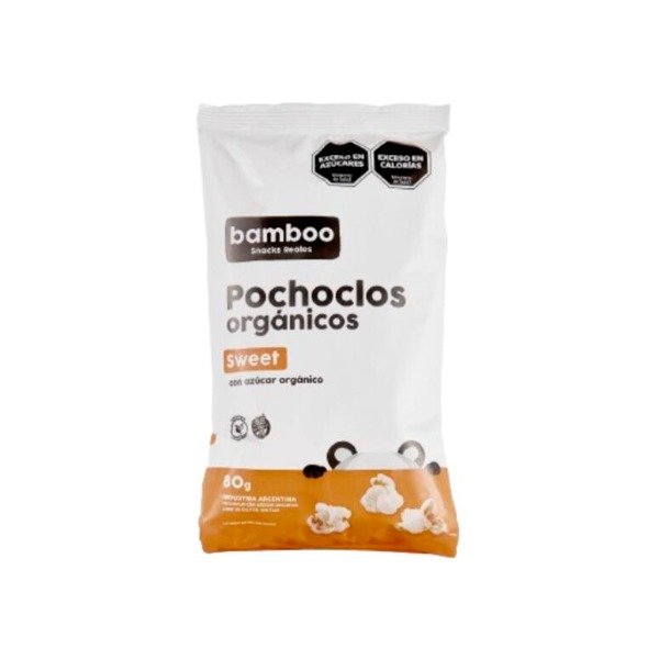 Producto - Pochoclos Organicos Azucar Organico x 80g BAMBOO