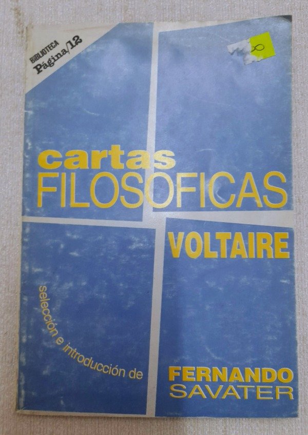 Producto - Cartas Filosóficas - Voltaire - Biblioteca Página 12 #86