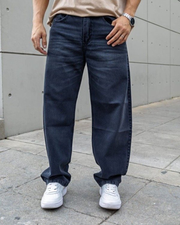Producto - Jean Baggy Gris Oscuro - 0
