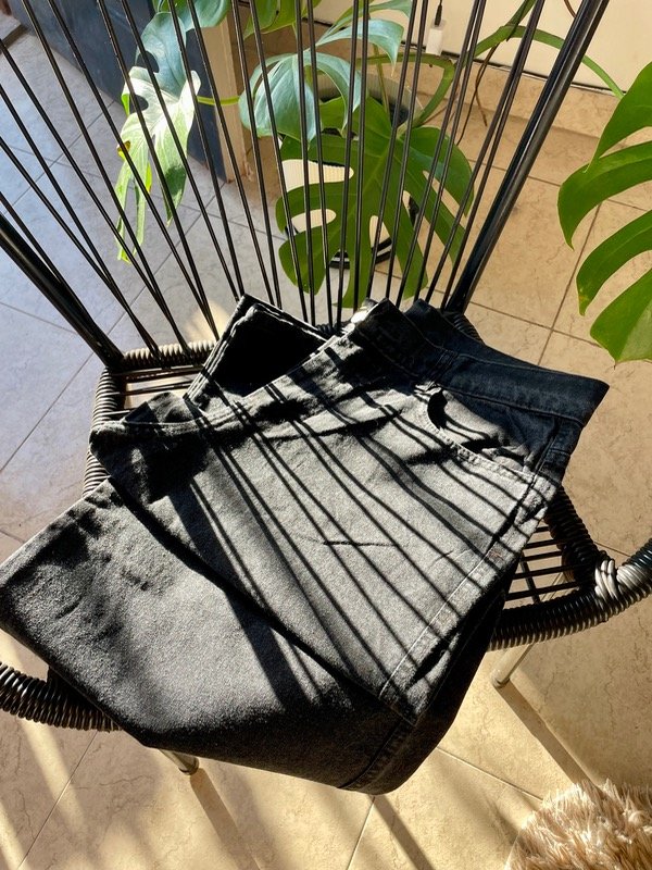 Producto - Wide leg negro gastado