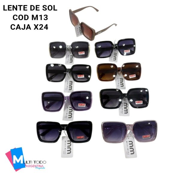 Producto - LENTE DE SOL COD M13 CAJA X24