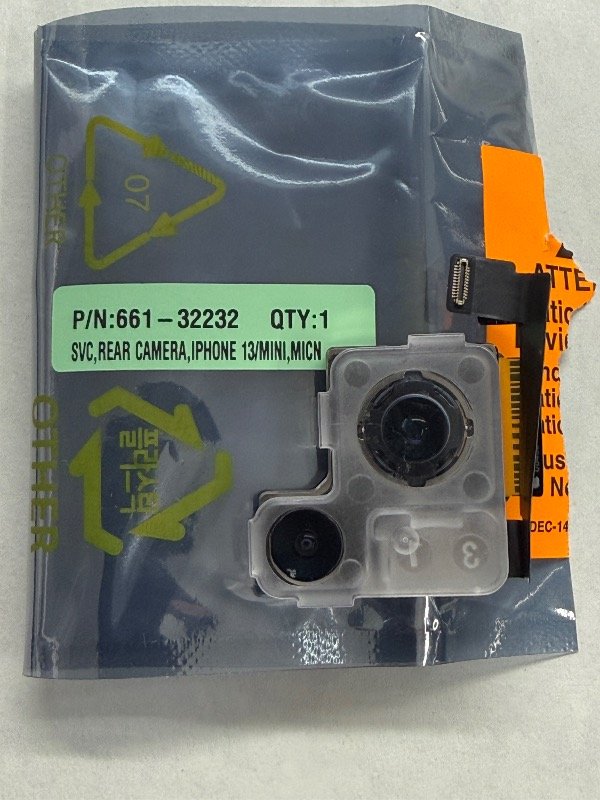 Producto - CAMARA TRASERA IPHONE 13 13 MINI ORIGINAL SERVICE PACK