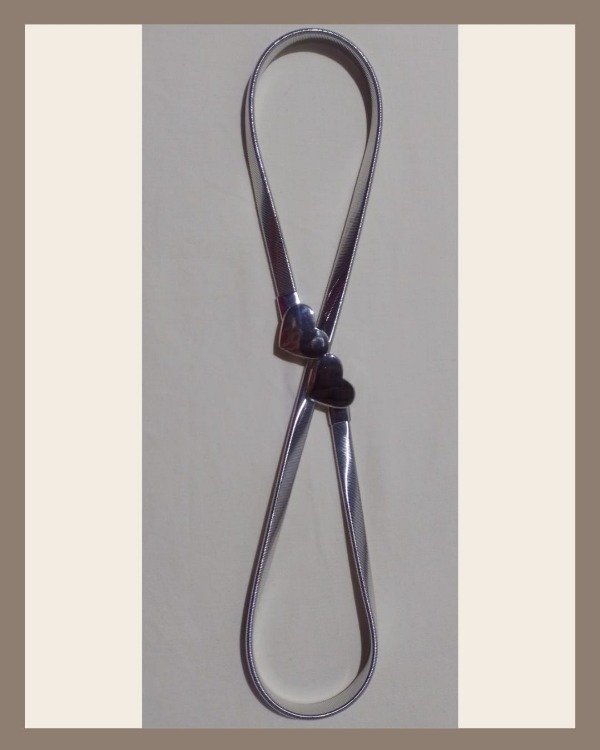 Producto - Cinturon Metalico Plateado