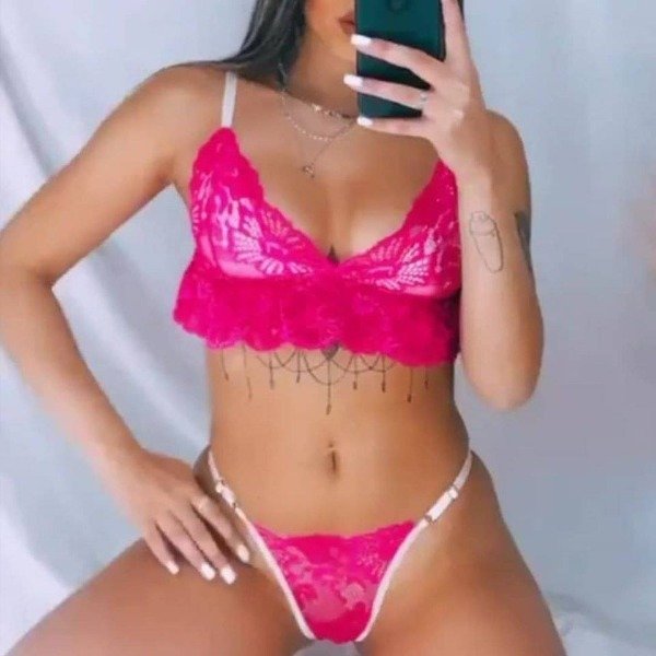 Producto - CONJUNTO TOP ENCAJE + LESS