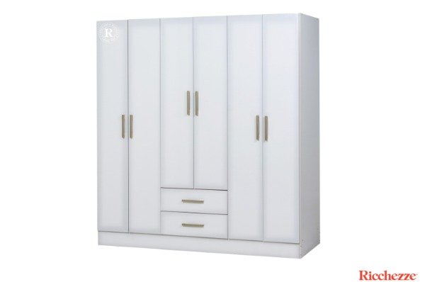 Producto - Placard 180 6 Puertas, 2 Cajones