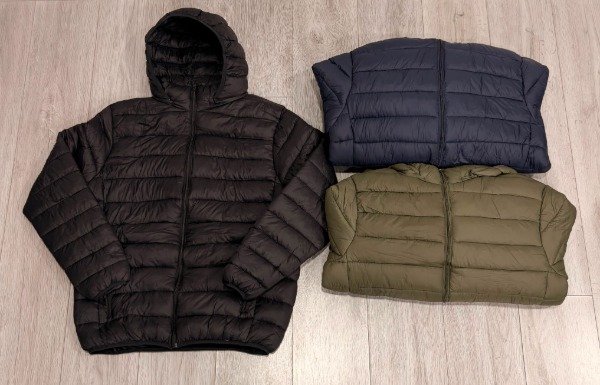 Campera hombre con gamuza