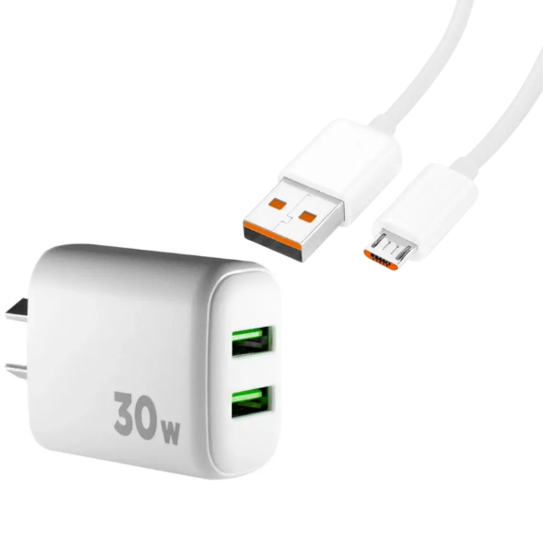 Producto - CARGADOR CELULAR INTENSIFY XAEA MICRO USB XAEA 30W - 0